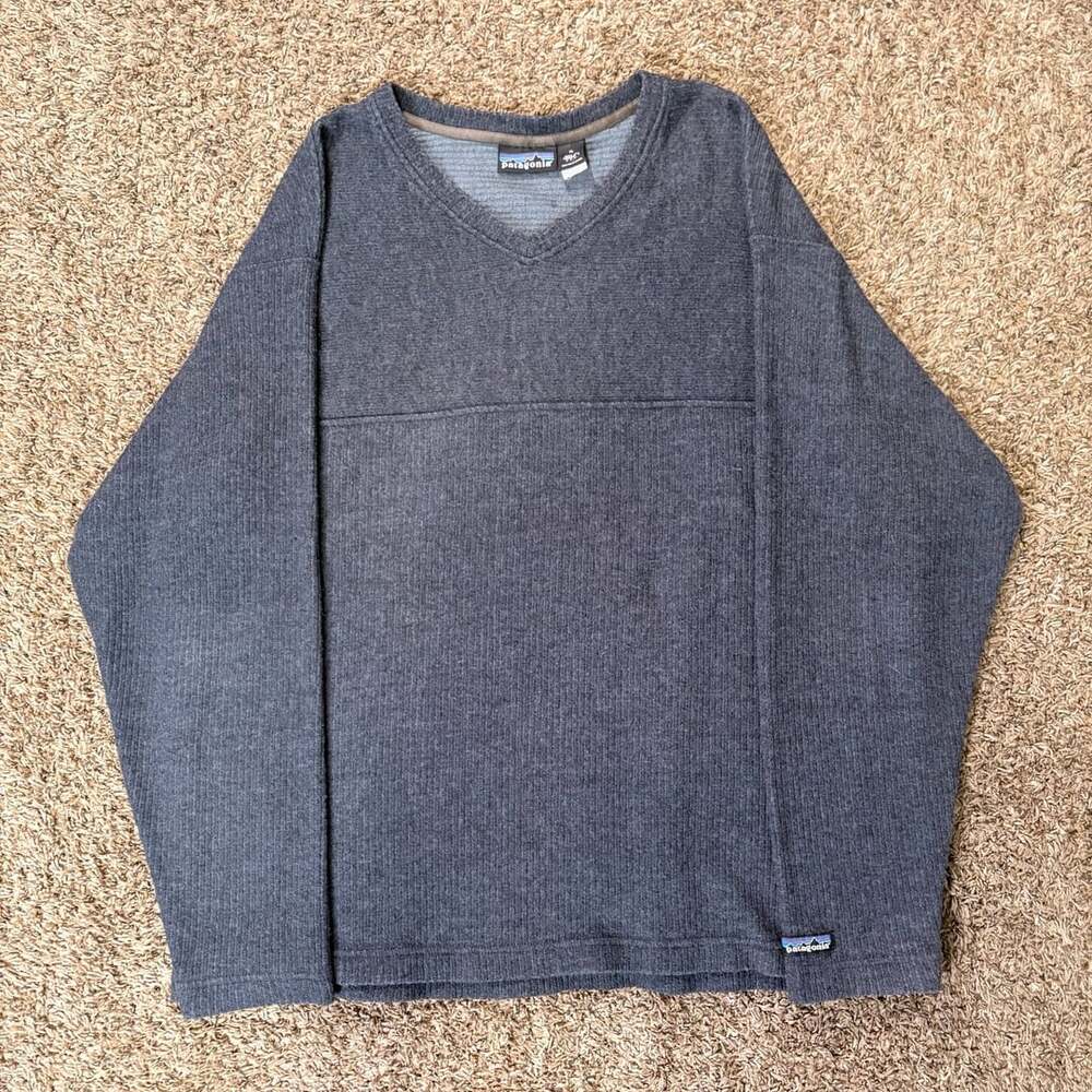 Patagonia Long Sleeve Pullover Sweater Size XL Gray